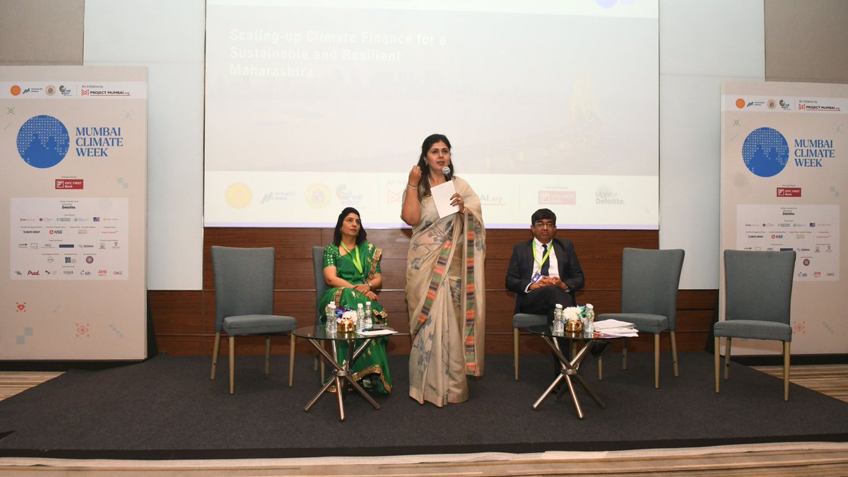 mahascac's tweet photo. The Maharashtra State Climate Action Cell and Maharashtra Institution for Transformation (MITRA) launched a suite of modelling tools and climate finance approaches for Maharashtra at the #MumbaiClimateWeek, developed with the support of WRI India.

#maharashtra #climatefinance https://t.co/CZrApEJSJV