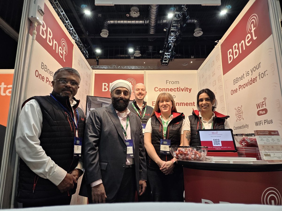 We're all set up at #ihf2026  Stop by stand 52 for a chat with us!

#FromConnectivitytoEntertainment #HospitalitySolutions #IrishHospitality