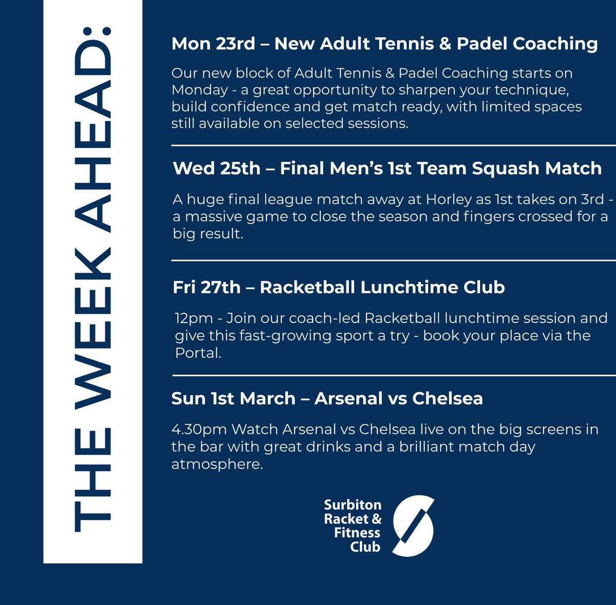 Surbiton R & F Club tweet media