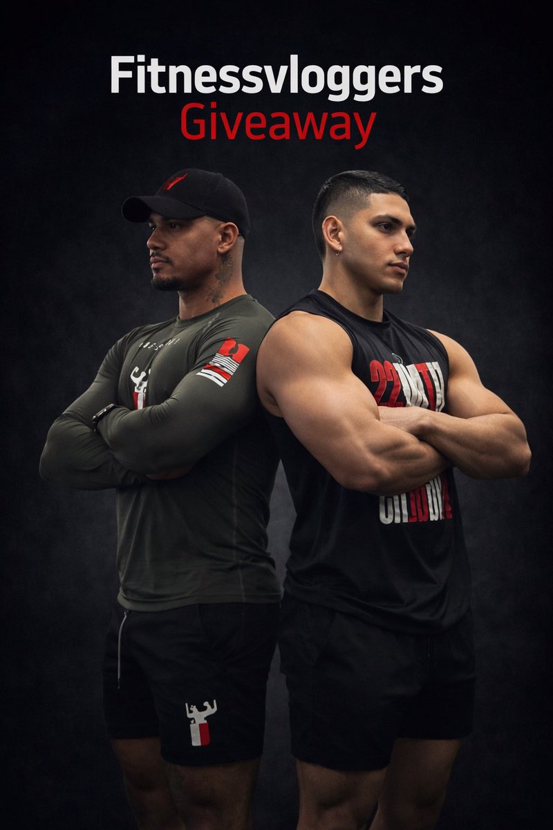 GIVEAWAY FITNESSVLOGGERS 🔥

Drop exclusivo edición limitada 💪

Para participar:

✔ Seguir la cuenta
✔ RT a este post
✔ Comentar “Fitness Mentality”
✔ Unirte al Telegram oficial (link en bio)

🚨 Solo participan quienes estén en Telegram.
Ganador anunciado allí el (sabado )
