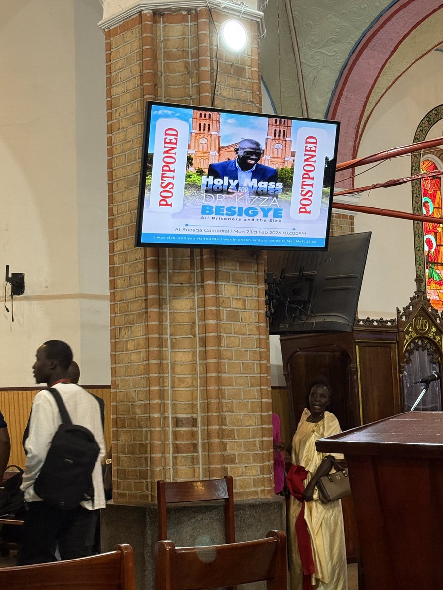 brucenahabwe1's tweet image. Update: The Church has abruptly postponed the ceremony, even after guests had arrived. The reason for the sudden change remains unclear.