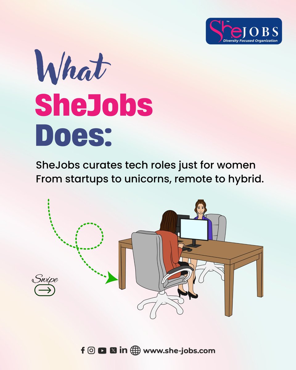 SheJobs-Jobportal for Women tweet media
