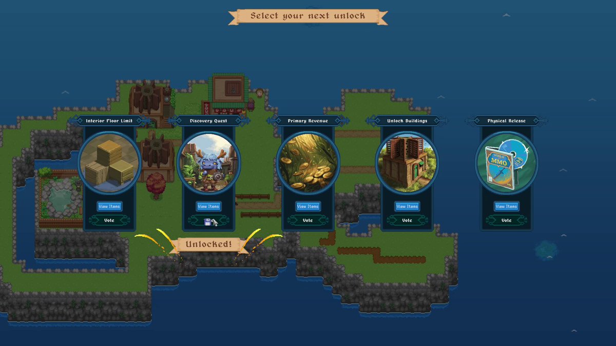 SpringloadedDev's tweet photo. The Let's Build a Dungeon Next Fest demo is LIVE!

Play our game dev sim meets RPG builder to:

🏘️ Design and build your own game world
🖌️ Draw your own character sprites
📖 Tell your own stories and craft quests
🕹️ Playtest the games you make
💰 Run your own game studio https://t.co/dgvVsi4Fan