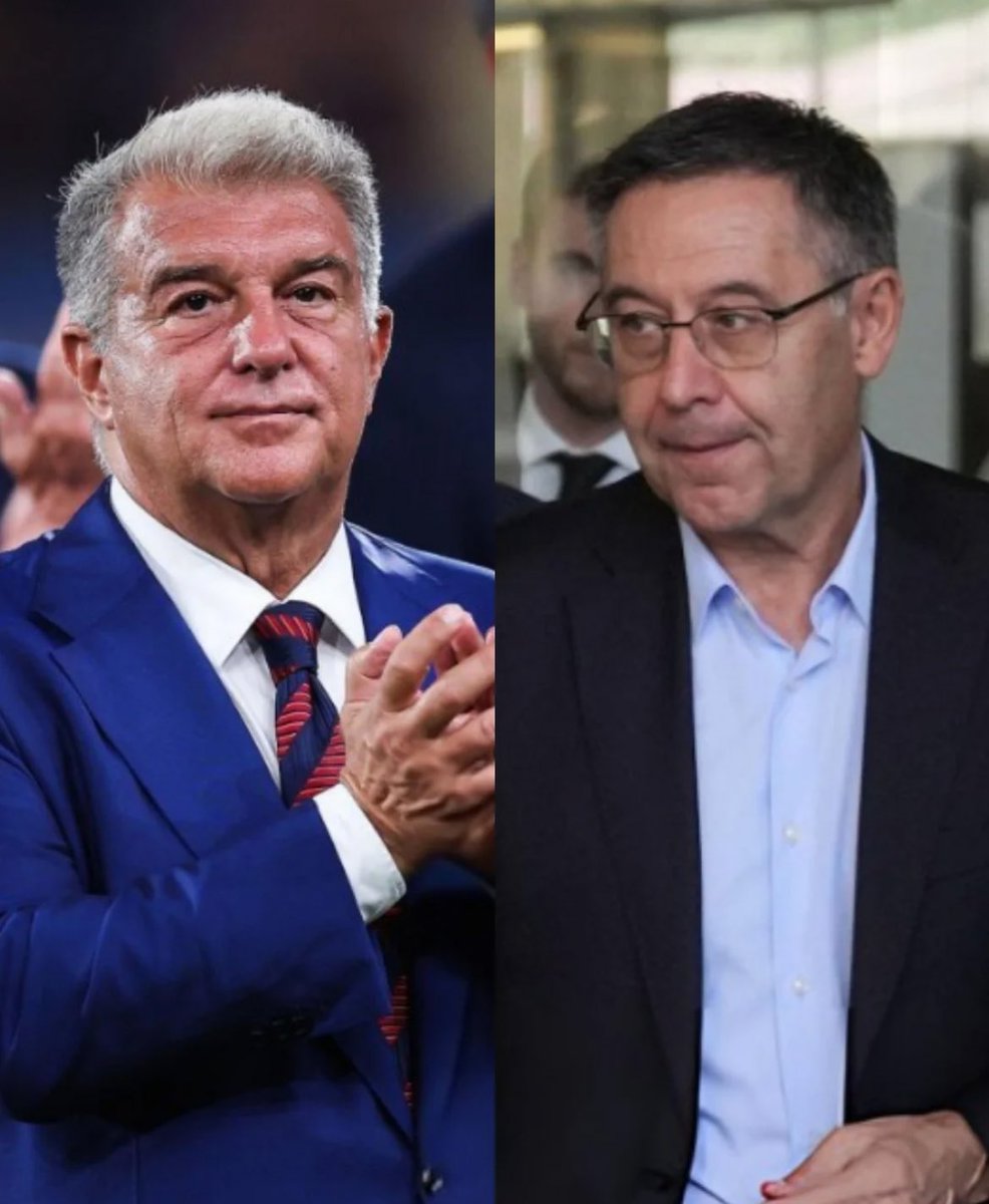 ❗️Joan Laporta: “Hemos salvado al Barça de la ruina económica, de los que lo querían intervenido y sometido, del madridismo sociológico que nos tenían con el pie en el cuello.

[Bartomeu] fue un instrumento útil para el madridismo sociológico, y esa masa salarial disparada nos