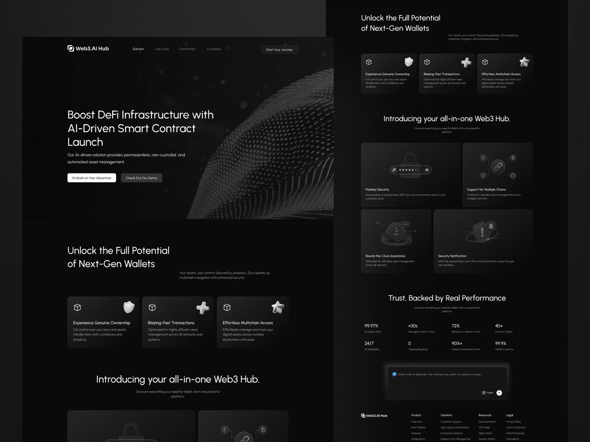 simplrtv's tweet photo. AI-powered smart contracts — generated, verified, and deployed automatically. Intelligent automation meets blockchain security to eliminate human error and accelerate execution. From code to on-chain launch in seconds. Smarter contracts. Faster deployment. Fully decentralized. https://t.co/zh0lNKcoCC