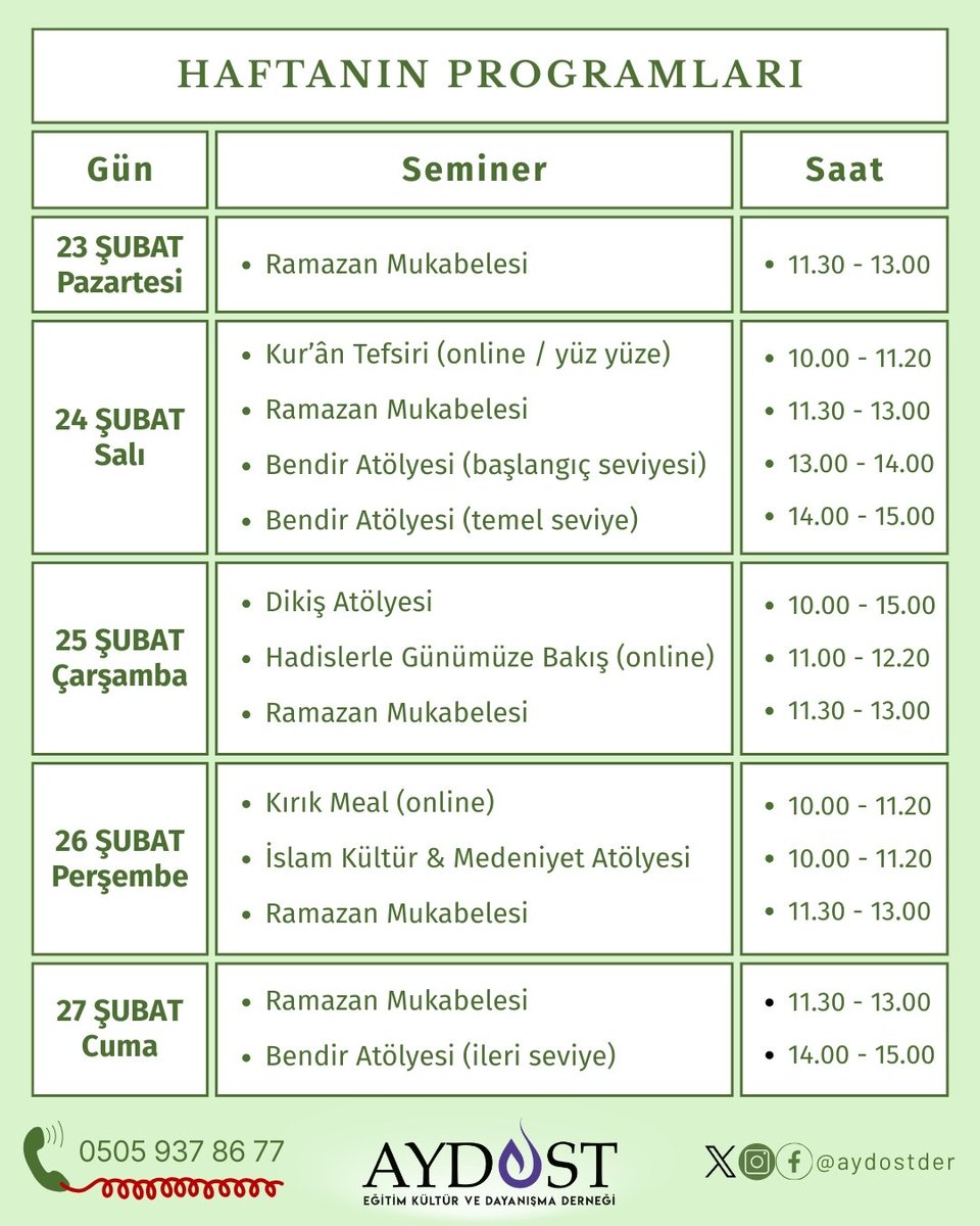 #aydostder #eğitim #kültür #seminer