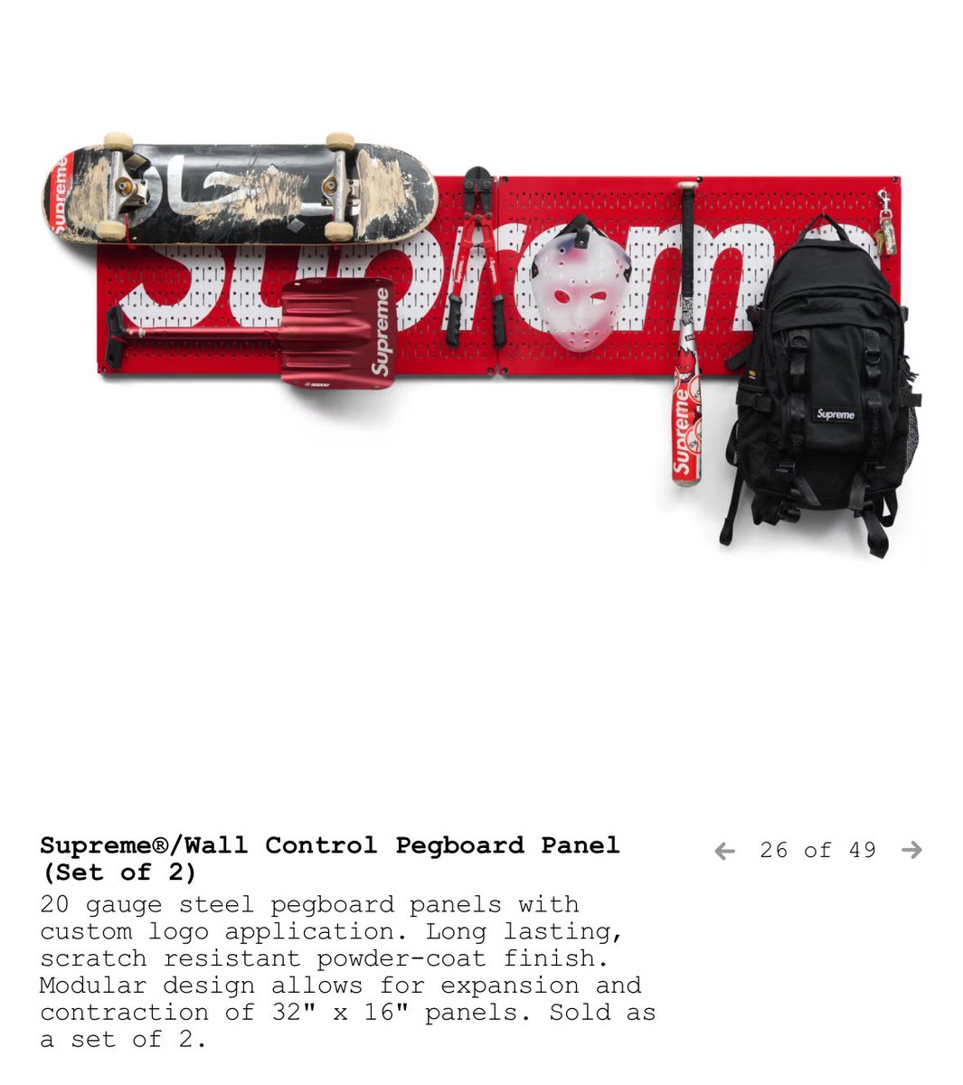 Gianni_VVV's tweet image. とりあえずこの辺をガレージに置いてみたいですな🤤

#supreme 
#ss26