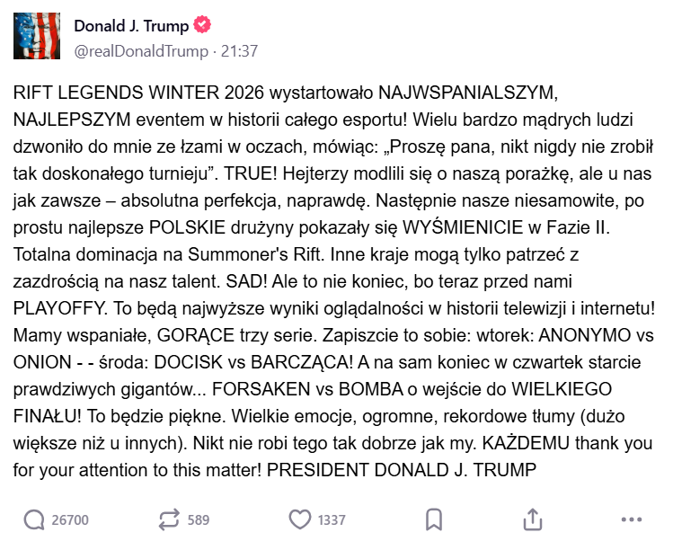 Michał "Avahir" Kudliński tweet media