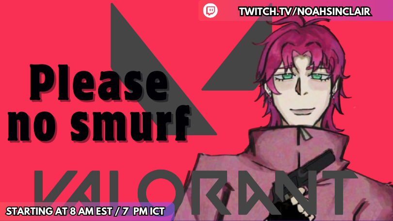 NoahSinclair_VT's tweet photo. We have a recording session at 7:00 pm ICT,
✧Road to diamond✧【EN/FR 18+】

⚔️Live at: https://t.co/p9WJYElBJY 

#envtuber #Vtuber #NoahSinclairVT #SinclairIsLive https://t.co/HuWw0BGTGI