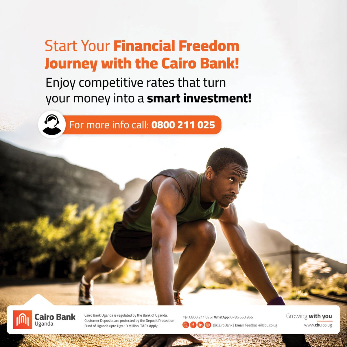 Invest wisely, save smartly, and secure your future with our Fixed Deposit Accounts.

#SmartSavings #InvestWithConfidence #CairoWay #GrowingwithYou