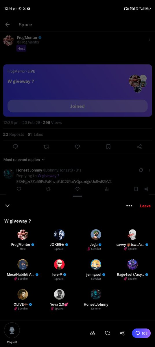 Honest Johnny tweet media