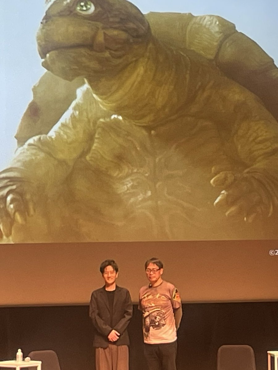 robinyoh's tweet photo. #調布シネフェス2026 で『小さき勇者たち〜ガメラ〜』を観た！！！
津田寛治さんとか田﨑竜太監督とか来て楽しかった〜 #調布でガメラ https://t.co/e3nyEMT5H7