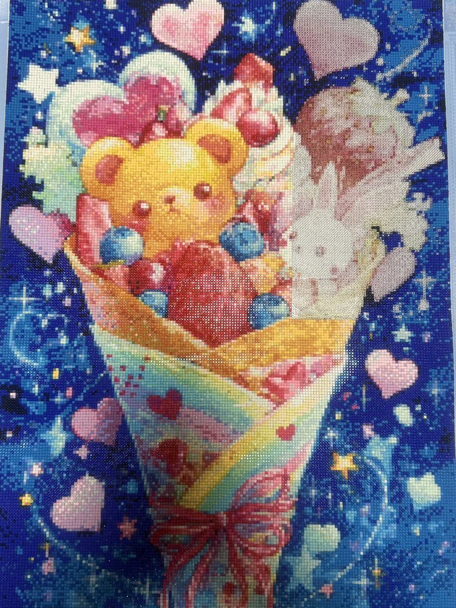 100色DA 進捗🐾 久しぶりに続きをﾍﾟﾀﾍﾟﾀ…。 今月 DACﾐﾆﾀﾞｽﾞﾙ 6枚しか