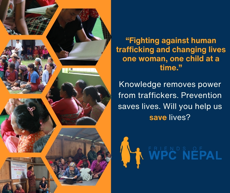 The Women Protection Center (WPC-Nepal) helps young women and girls affected by human trafficking in remote villages. This year, we're fundraising for Awareness &amp; Rights Kits to educate women about their rights and protect them from becoming victims.

friendsofwpcnepal.kindful.com/?campaign=1402…