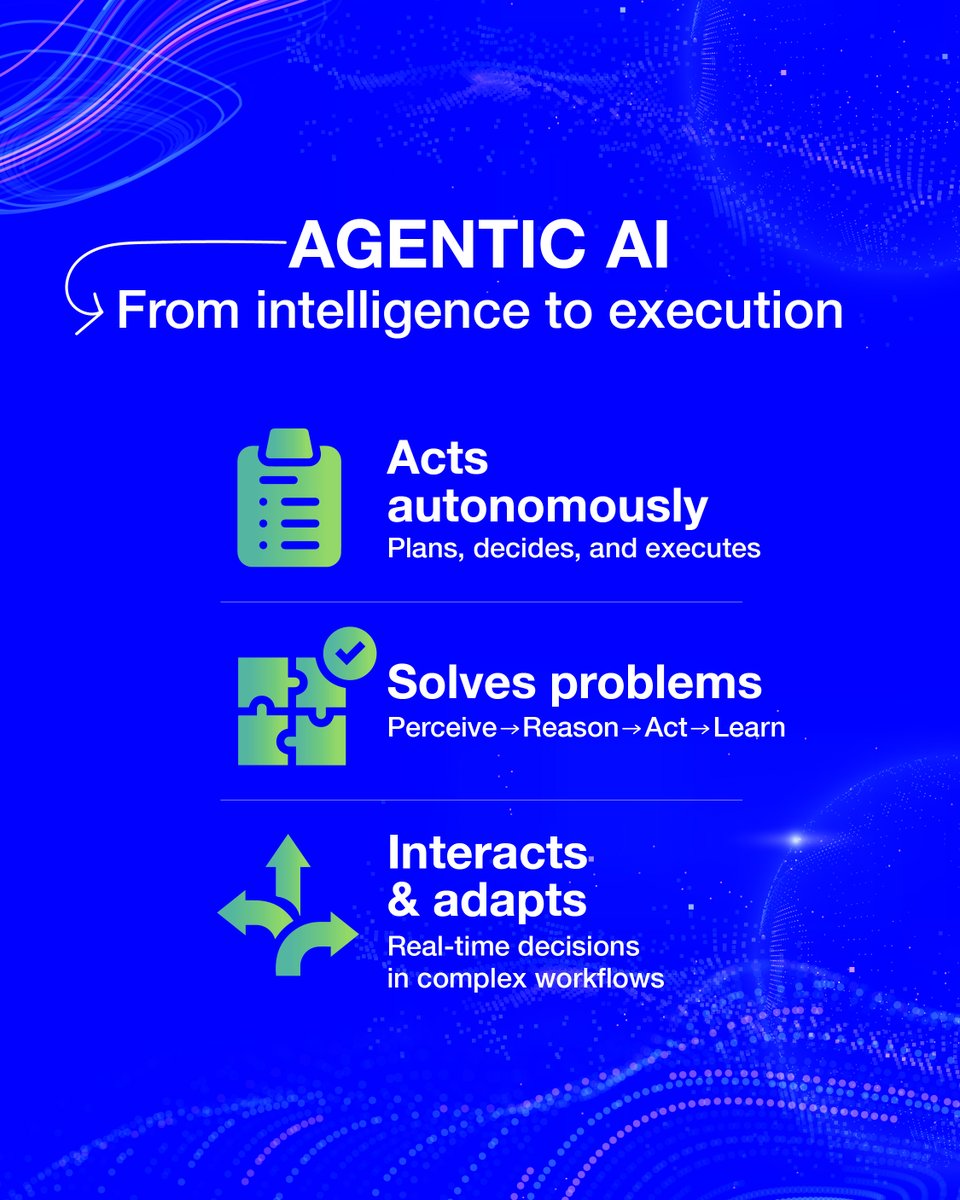 PresightAI's tweet photo. Generative and agentic AI are reshaping how we work and create: one sparks ideas, the other turns them into action.
#Presight #GenerativeAI #AgenticAI https://t.co/BYkB8vViD9