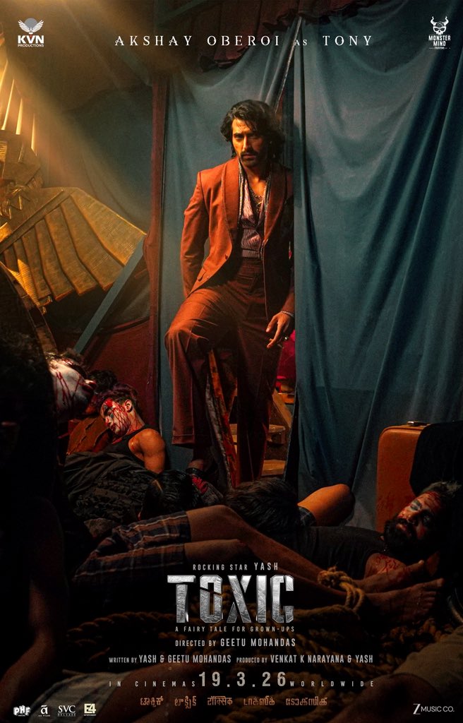 Meet #AkshayOberoi As TONY 🔥 

Interesting 🧐 
#ToxicTeaser #ToxicTheMovie 
#Toxic #YashBOSS #Yash