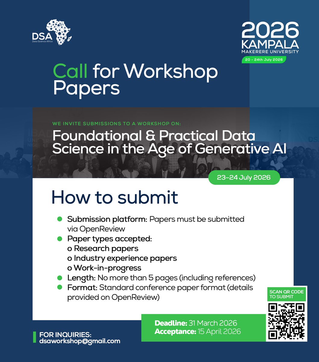 Data Science Africa - DSA tweet media