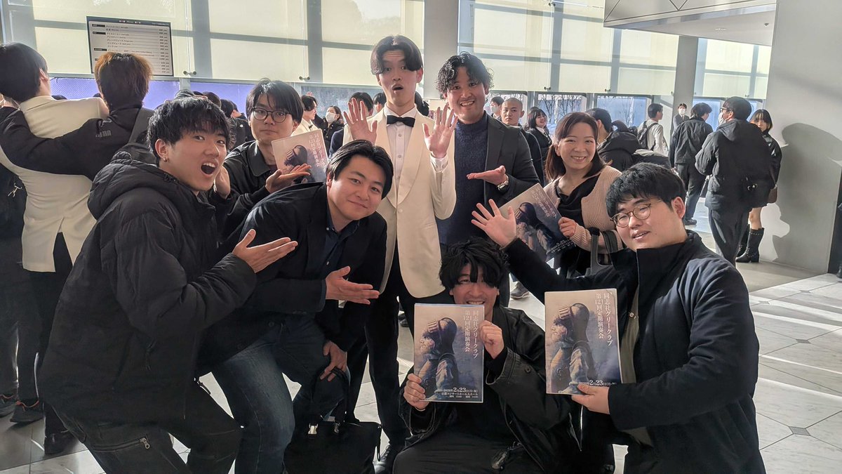 今日は同志社グリークラブの定期演奏会へ。 まんだら団員の現役生を