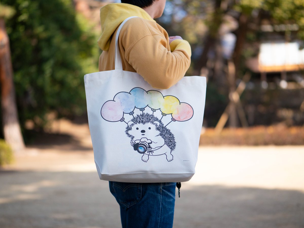 再販したトートバッグのイメージ画像が新しく追加されました！大きくて