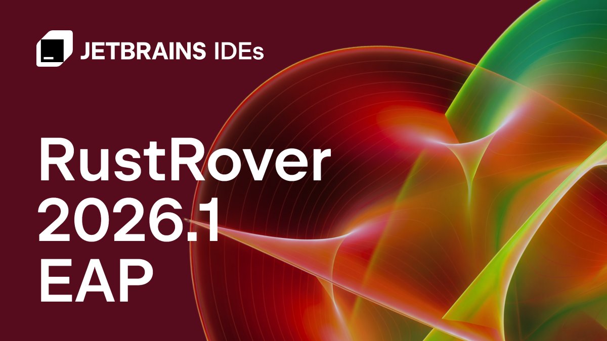 RustRover, a JetBrains IDE tweet media
