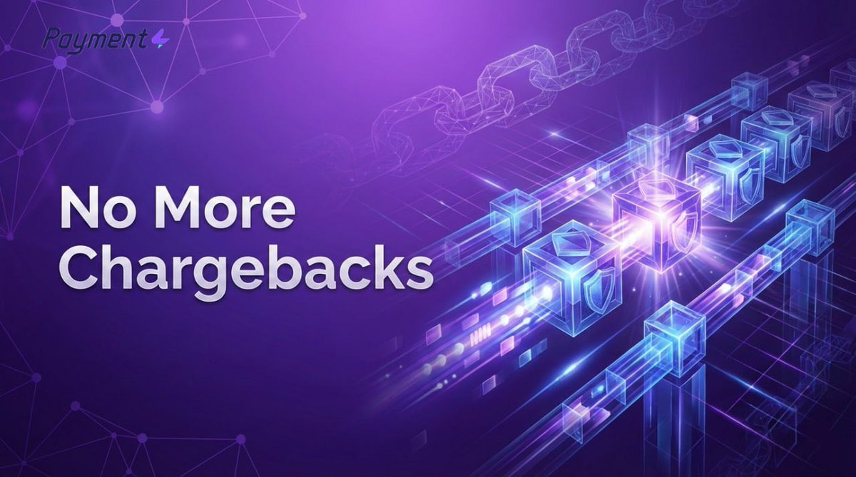 payment4_com's tweet photo. No more #chargebacks! #Crypto payments are irreversible. Merchants keep 100% of their sales with #Payment4 – zero chargeback risk.
 
💜Learn more at https://t.co/qsVVs7C90P https://t.co/J7m09dQjHo