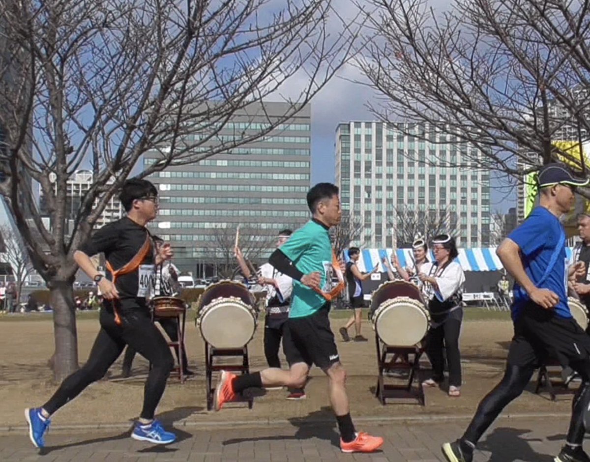 shibataikoren's tweet photo. 過去一の暖かいお台場駅伝でした!お疲れさまでしたー!
#odaibaekiden #minatoku #shibataiko https://t.co/cKWBA2loLl