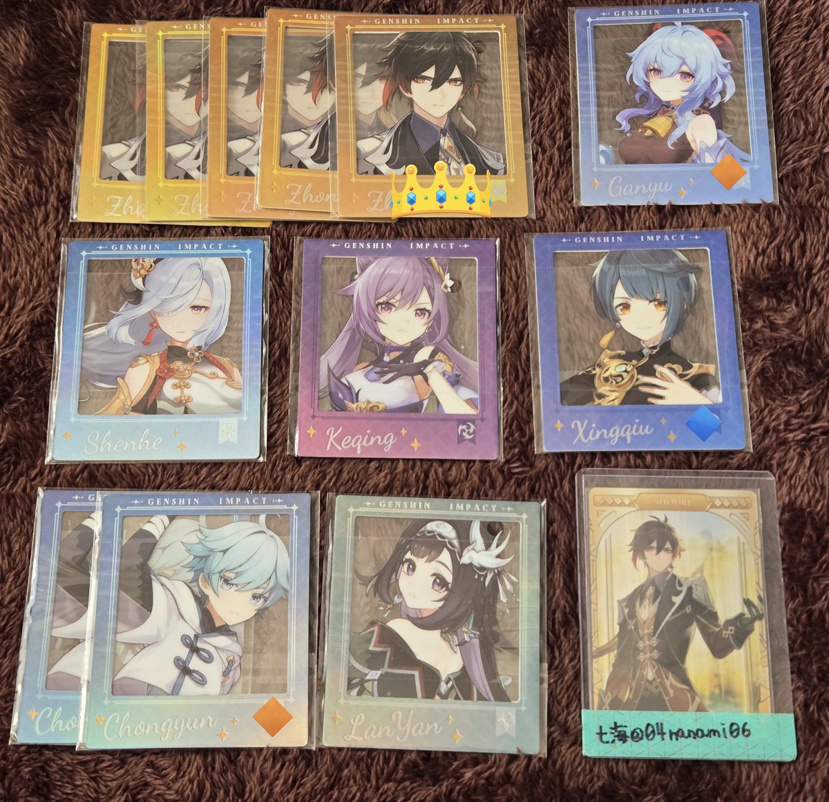 譲渡 交換】 原神 韓国 カフェ ポラロイド 璃月 譲:画像参照 求:500円+