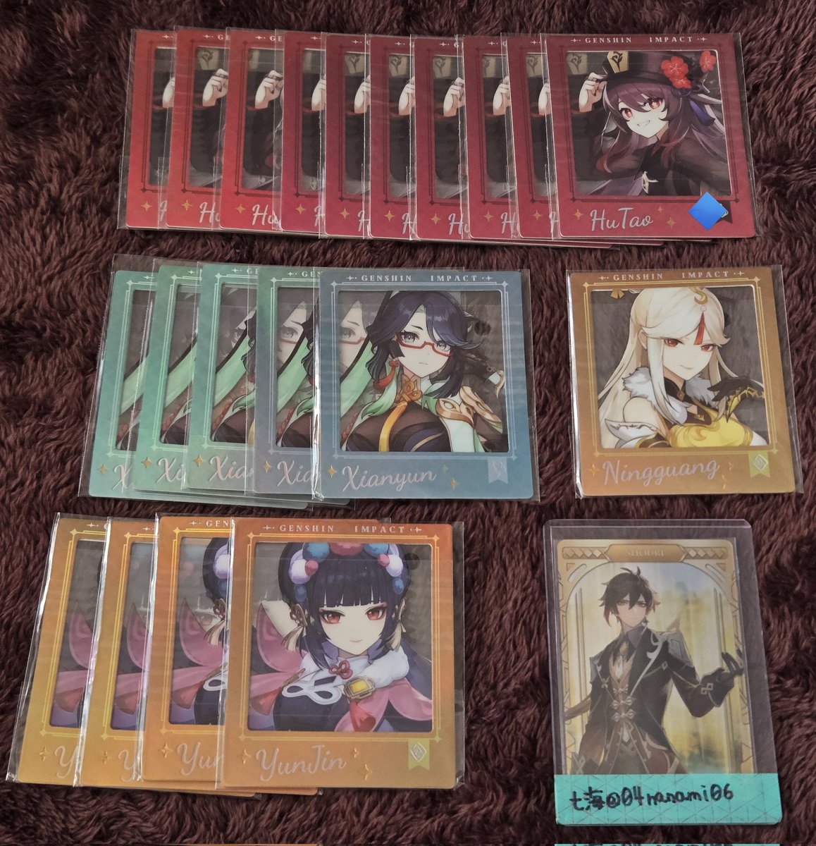 譲渡 交換】 原神 韓国 カフェ ポラロイド 璃月 譲:画像参照 求:500円+