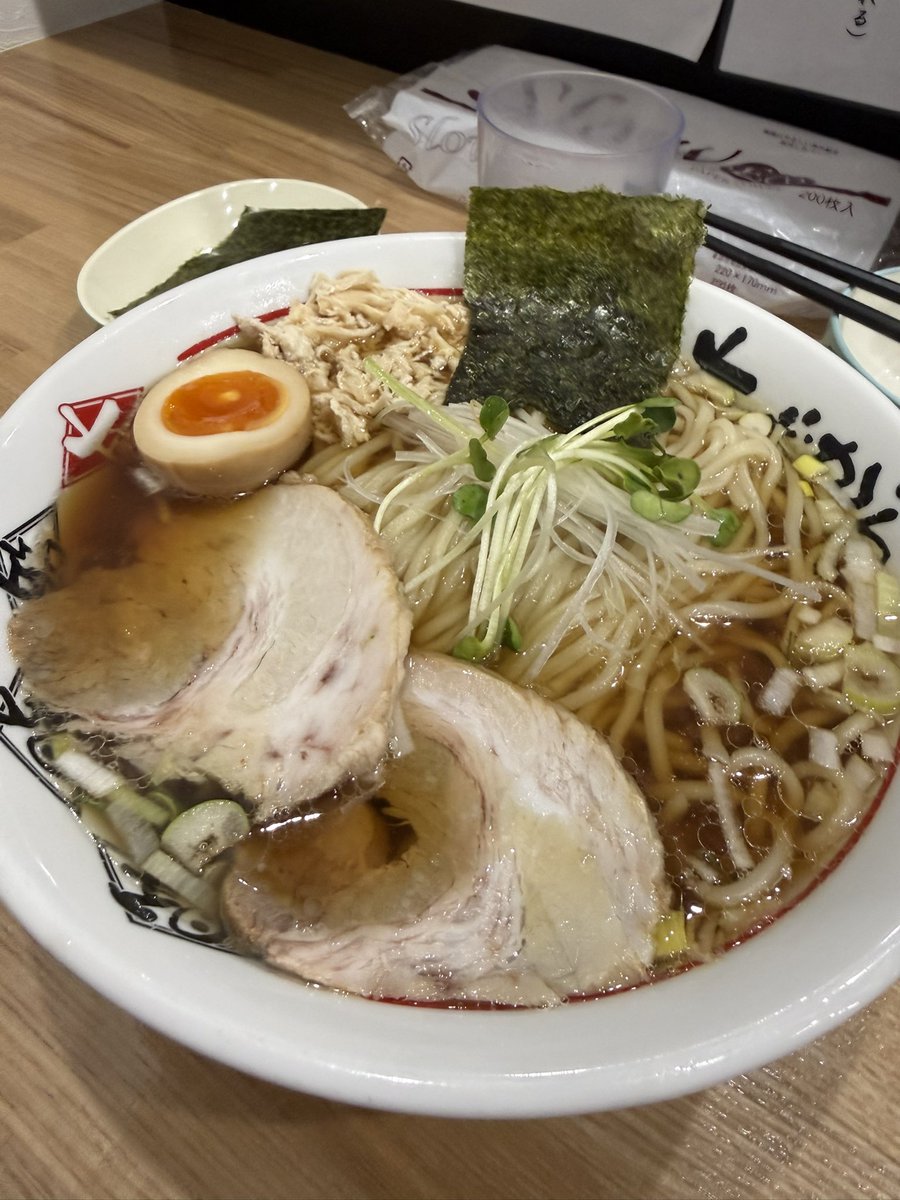 I5Sss's tweet photo. #ちばから郡山店

本日は息子と訪麺🍜
和風中華そばと油そばｺﾞﾏ❤️‍🔥
何か月ぶりかのﾚｷﾞｭﾗｰﾒﾆｭｰ(笑)
ﾔｻｲﾏｼﾏｼで㌍ｾｰﾌﾞ。無心で美味しく完食😋
息子も今日はいつも以上に食べて満足してました❣️
いつもご厚意ありがとうございます🙇🙏 https://t.co/i0eEMQRMqR