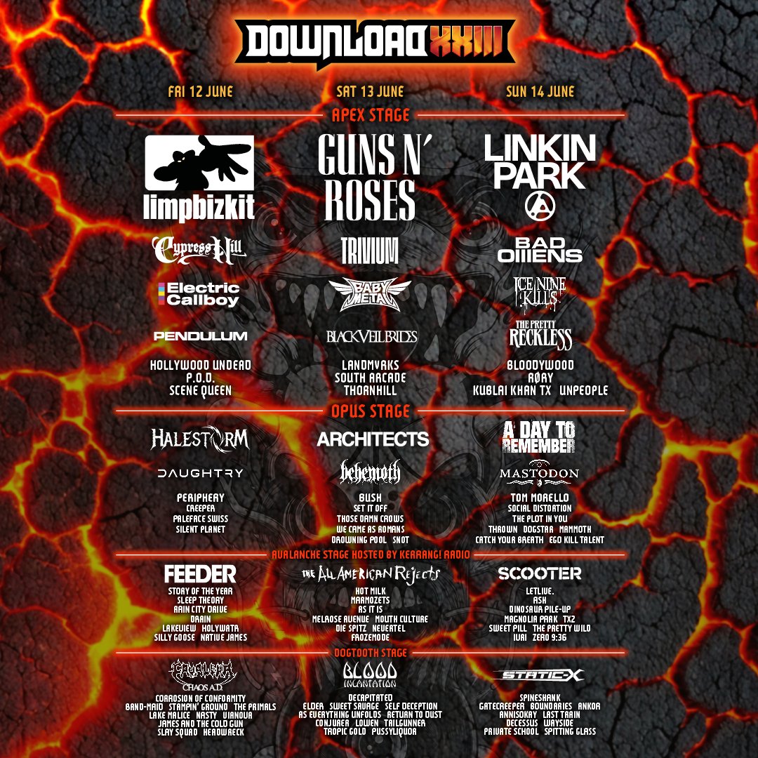 AcostaMzk's tweet image. #DOWNLOAD anuncia el lineup full de su edición 2026.