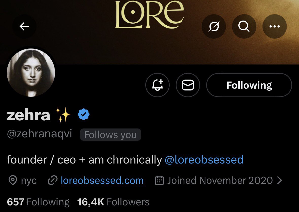 lore updates tweet media