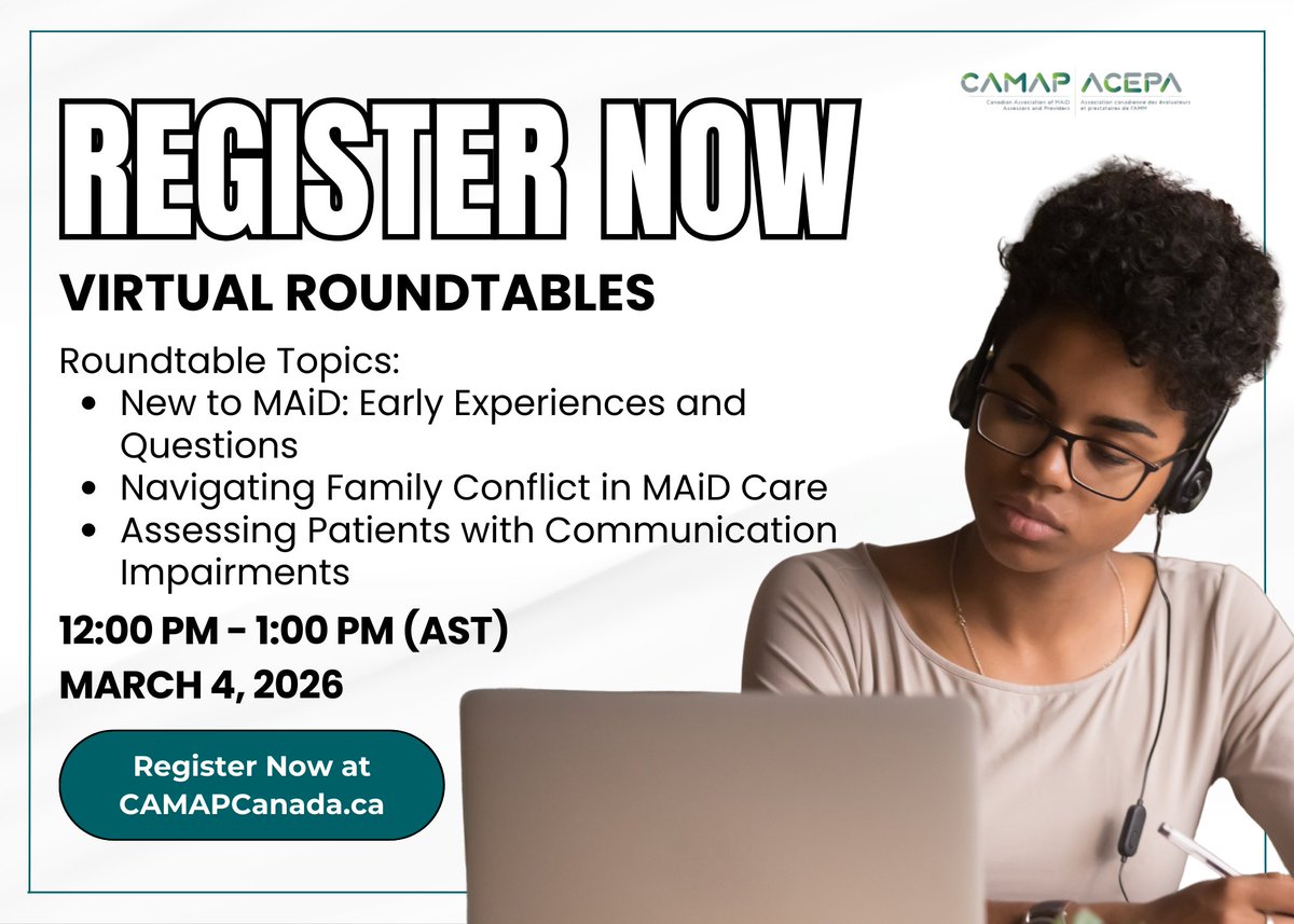 Canadian Association MAiD Assessors and Providers tweet media