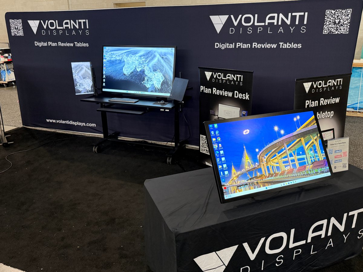 VolantiDisplays's tweet photo. AI site coordination tools are getting smarter every day, but data is only as useful as your ability to see it and act on it.

We’re seeing a shift where AI handles the heavy lifting: predicting clashes, optimizing schedules, and flagging site risks. But for that data to be effective, it has to move out of the cloud and into the huddle. 

A 13-inch laptop or a mobile tablet is fine for individual tasks, but it’s a bottleneck for a group. Large-format touchscreens are the essential interface for these AI-driven tools. They turn complex data into a shared digital workspace where teams can point, zoom, and solve problems together in real-time.

A single build error caught on a large display can save far more than the cost of the hardware itself. Plans are digital, and coordination is becoming automated, but the human element still requires a clear, large-scale view to make the final call before materials are ordered.

If your site coordination software is ahead of your hardware, you’re not getting the full ROI.

Is your jobsite hardware keeping up with your software?

#ConstructionTech #AEC #SiteCoordination #DigitalTransformation #VolantiDisplays #AIinConstruction