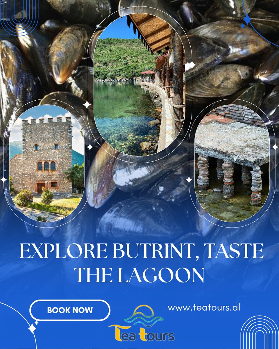 ToursTea's tweet photo. 📷 History. Nature. Seafood. All in one tour.
Walk through 2,500 years of civilization at Butrint National Park 📷 — a UNESCO World Heritage Site surrounded by stunning lagoon views.
Then relax by the water and enjoy fresh, locally farmed mussels at the famous Mussel House 📷📷 https://t.co/nHzbWZJVSe