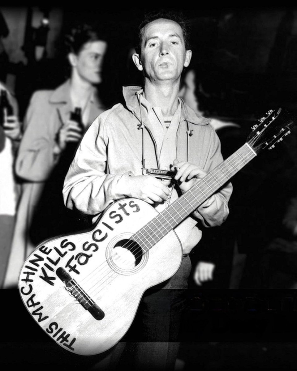 86 years ago today, Woody Guthrie penned “This Land Is Your Land” in response to Irving Berlin’s “God Bless America.”