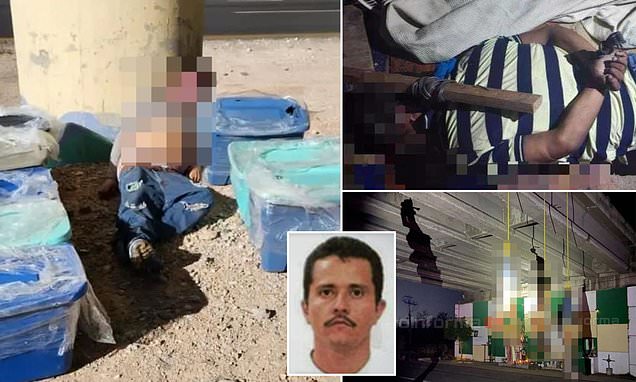 🇲🇽 El Mencho’s so-called ‘cannibal cartel’ became notorious for gruesome executions, including a hitman who cut out and ate a victim’s heart, mass beheadings, and rivals allegedly attacked with flamethrowers.

Source: Daily Mail