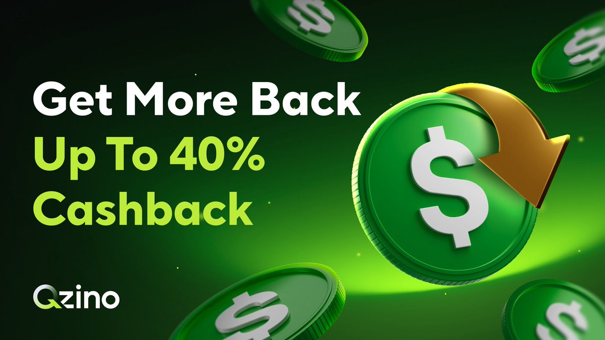 Get back up to 40% — more than anywhere else 🔁

At Qzino.com, you get the highest cashback up to 40%. This means more playtime, more bets, and more points for the drop.

The starting cashback percentage is available immediately after registration and grows with