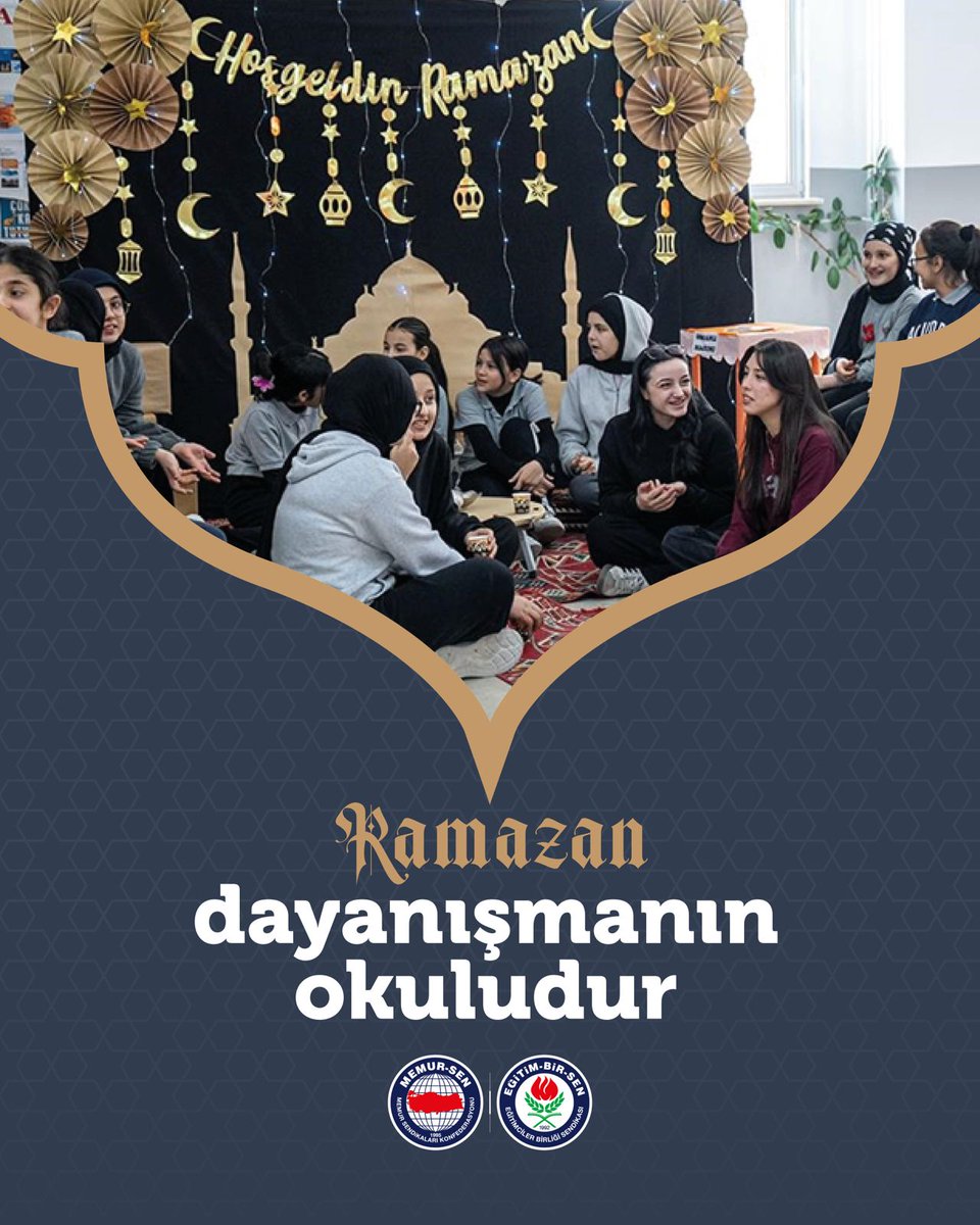 Ramazan sevincinin okullarda yaşatılmasına karşı çıkanlara ne eğitim çalışanları ne milletimiz asla prim vermeyecektir.

#OkuldaRamazanaDestek