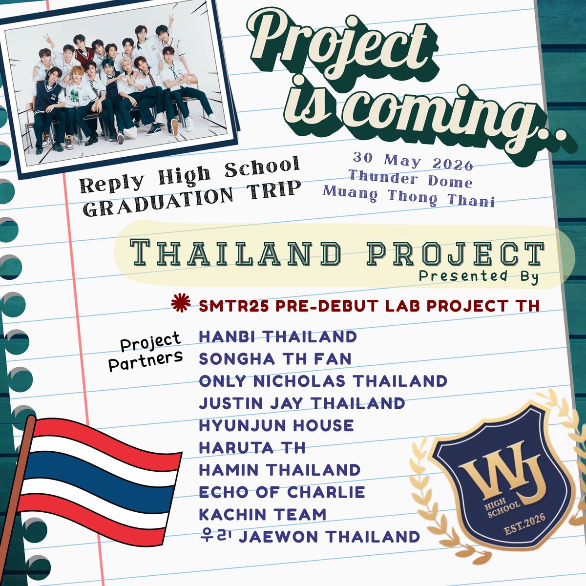 SMTR25 PRE-DEBUT LAB PROJECT TH tweet media