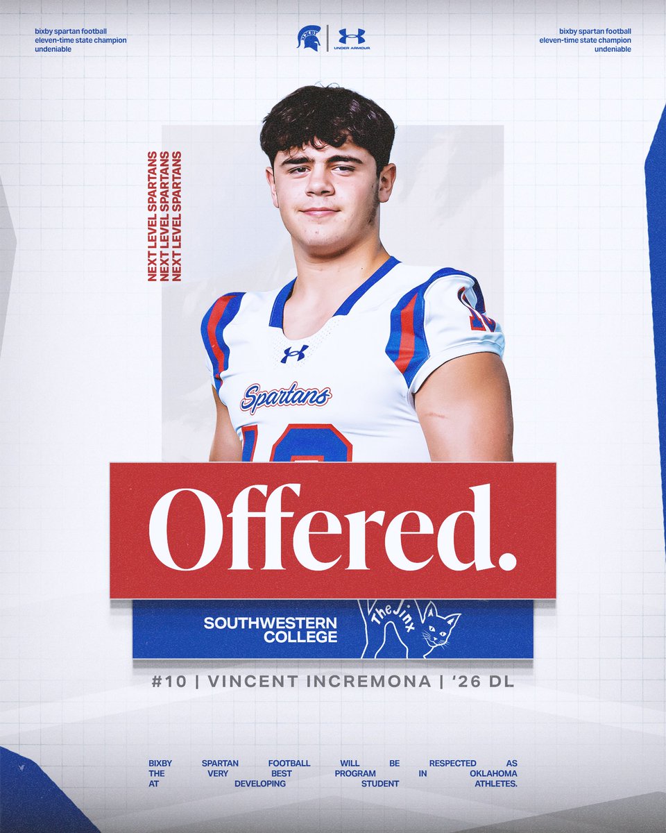 Recruit Bixby Spartan FB tweet media