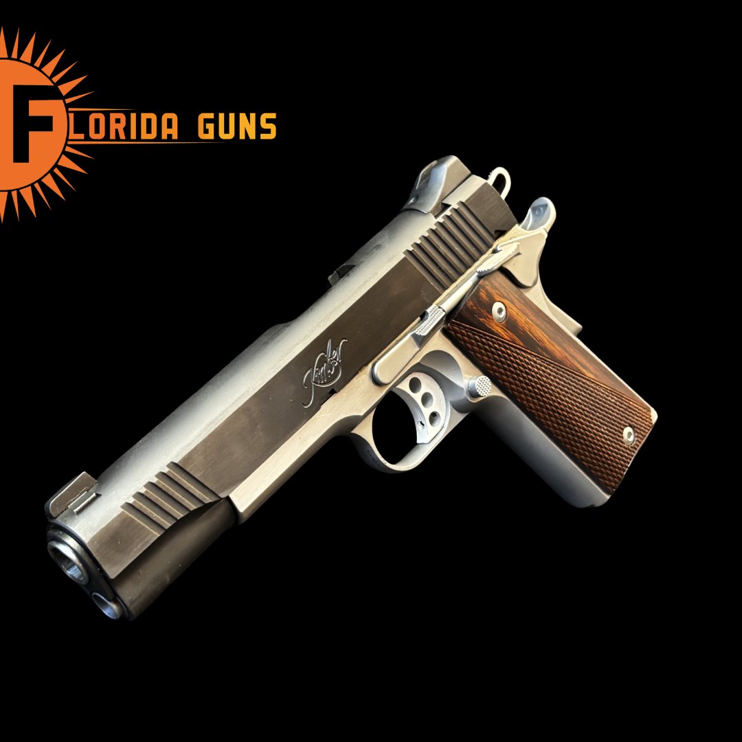FloridaGunsFL's tweet image. Precision, balance, and timeless 1911 craftsmanship. Meet the Kimber Custom II.
#KimberCustomII #1911Life #RangeReady #TacticalStyle #GunCommunity