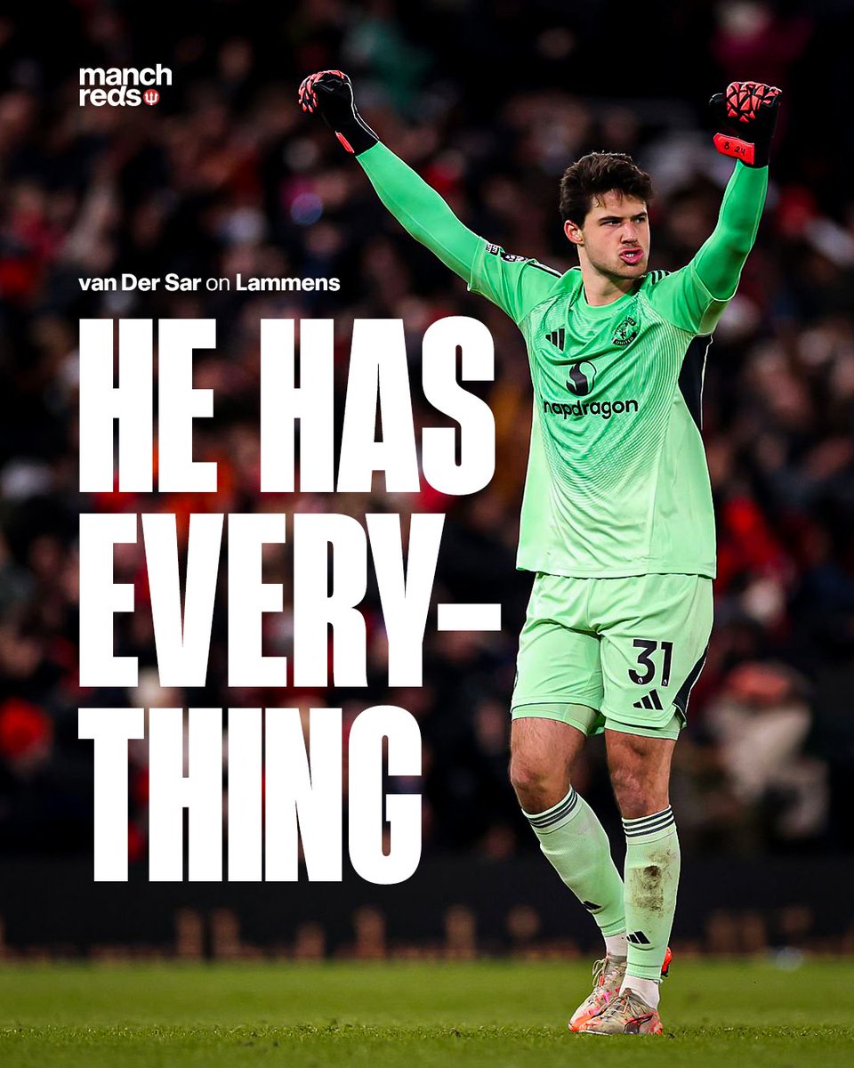 Edwin van der Sar tentang penilaiannya ke Senne Lammens :

“Dia tampil bagus. Secara fisik, dia mampu memenuhi tuntutan kerasnya Premier League. Saya melihat dia berani keluar untuk mengamankan bola di area penalti, dia percaya diri, melakukan penyelamatan saat memang dibutuhkan,