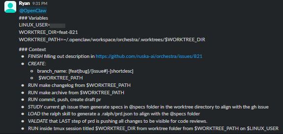 JohnEggz's tweet photo. 🏃🔄 #RalphLoop SPEC -> PRD-> BUILD. 
All you need. This is using (@ryancarson) ralph base.

- Ask CC to create plans and output to `specs` folder
- Load ralph skill to align `.ralph/prd.json` with `specs`
-  Run `make ralph` inside tmux session with title. https://t.co/dcqp2Qxlow