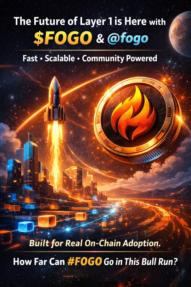 Rafeel_crypto's tweet image. $FOGO is building a fast, scalable, and developer-friendly ecosystem designed for real on-chain adoption. Strong community focus, powerful tech, and long-term vision make Fogo a project to watch. Let’s see how far #FogoChain can go in this bull cycle! 🚀