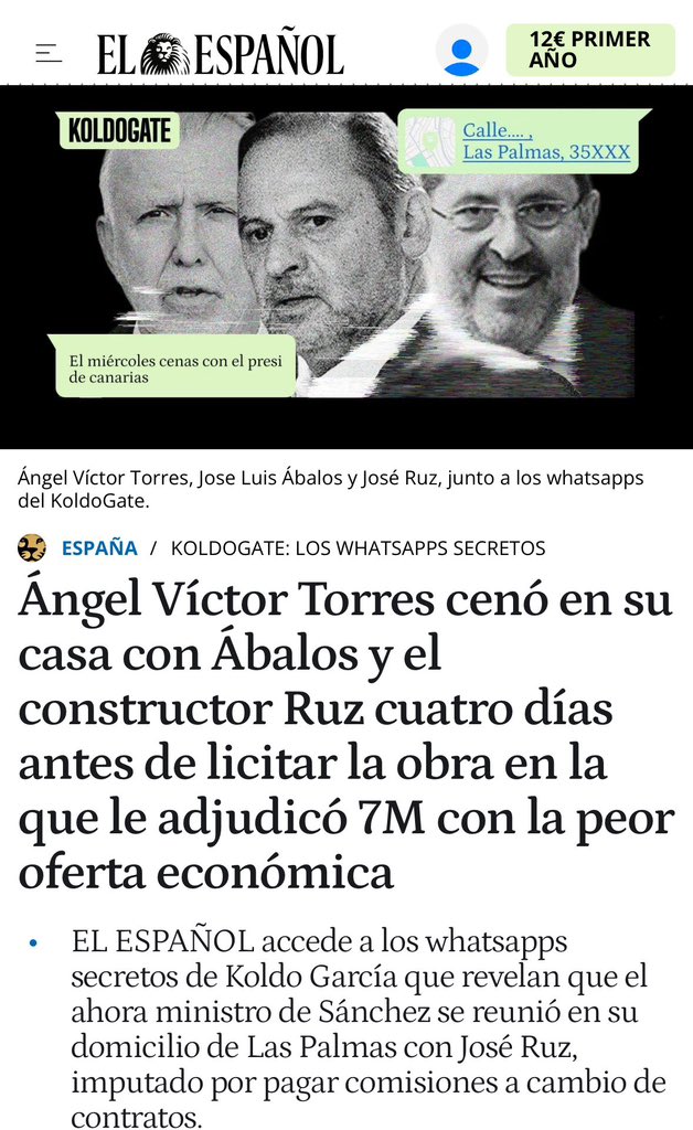 Ha dimitido ya el ministro Torres?