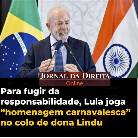 Lula da Silva procurou se esquivar neste domingo (22) das críticas referentes ao desfile da escola de samba Acadêmicos de Niterói. A agremiação, que foi rebaixada no Carnaval do Rio de Janeiro de 2026, apresentou um enredo visto como uma homenagem ao petista.

Em sua primeira