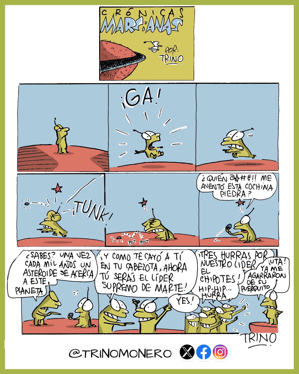 trinomonero's tweet photo. Lunes de crónicas marcianas #trinomonero https://t.co/gA8eRXZqP9