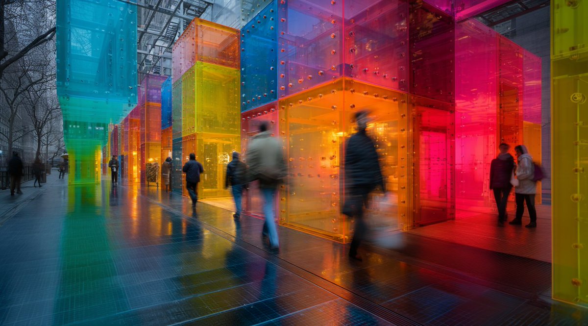 RoloCedAI's tweet photo. Plastic Holographic Buildings — adaptive façades capable of communicating through color and responsive environments.
More visionary work coming soon.
If you’re interested in the future of design and technology, feel free to follow 👉 AIMETA Studio https://t.co/MuMWYZiHFk