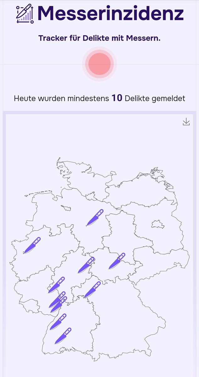 <a href="/BockwurstClown/">BockwurschtClown🇩🇪</a> 🔪Inzidenz nur von heute und der Tag ist noch nicht vorbei.