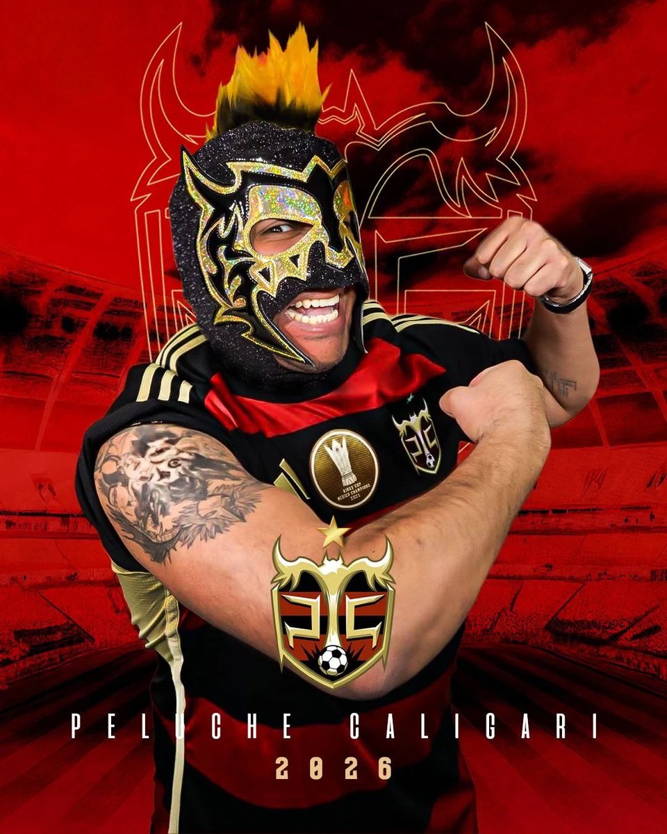 Hoy presentamos nuestra nueva identidad.

Negro, rojo y oro. Historia, carácter y grandeza en cada detalle. ❤️🖤💛

No es una jersey más. Es el legado del equipo más histórico de la Kings League, con detalles que avalan nuestro más reciente logro. 

Vamos #PelucheCaligari 🏆